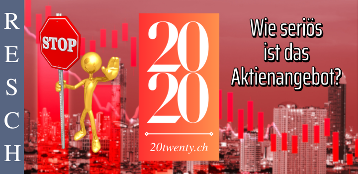 20twenty.ch – dubiose Aktienangebote