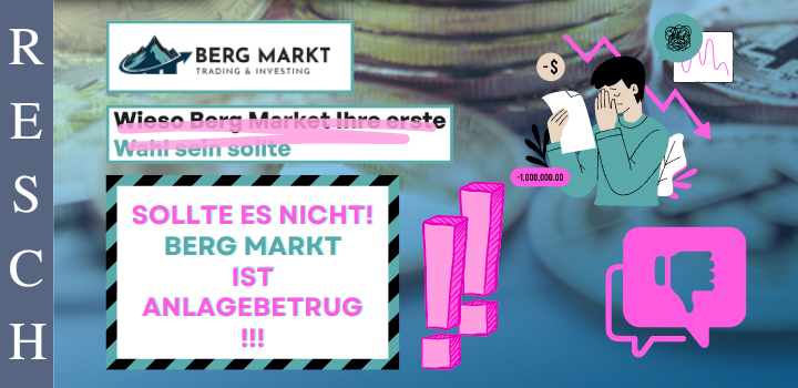 Berg Markt, Berg Market: Geschäftsmodell fake-Online-Trading & Krypto-Exchange