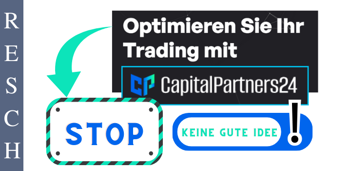 CapitalPartners24:  Geschäftsmodell fake-Trading, Kryptofalle, Betrug