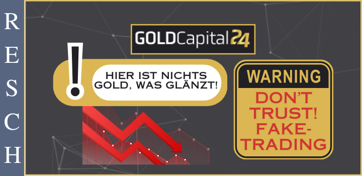 GoldCapital24: Geschäftsmodell fake-Krypto-Trading, Abzocke mit BTC & Co.