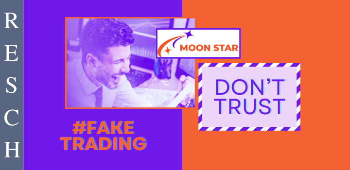 Moon Star (moon-star.io): Geschäftsmodell fake-Krypto-Trading, Abzocke mit BTC & Co.