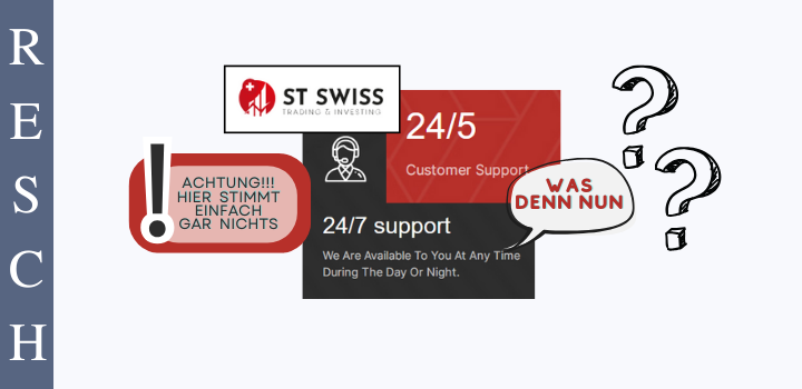 ST-Swiss (ST Swiss): Geschäftsmodell fake-Trading, Krypto-Scam, Betrug