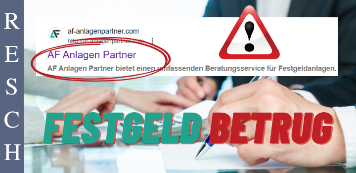 af-anlagenpartner.com – Anlagebetrug