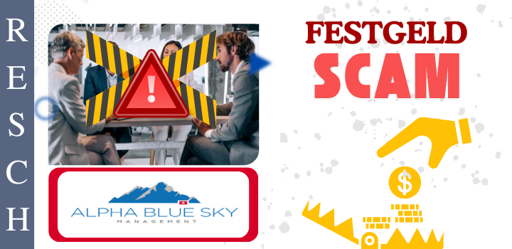Falsche Alpha Blue Sky: Festgeld Scam