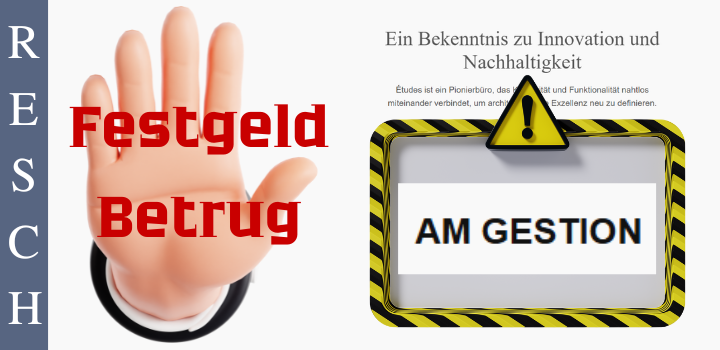 am-gestion.eu - Festgeld Betrug