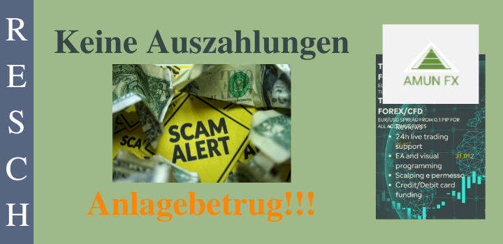 Amunfx.com, webtrader.amunfx.com – Anlagebetrug