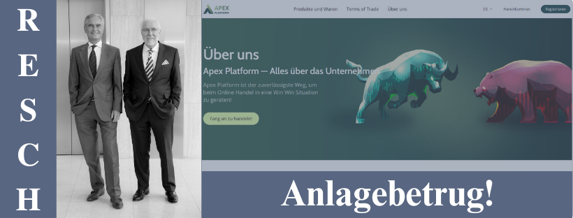 Apex Platform: Geld der Anleger unterschlagen