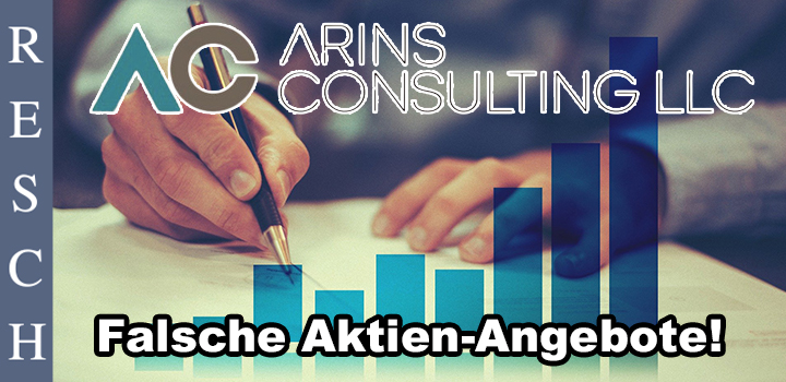 ARINS Consulting LLC: Geschäftsmodell fake-Investments, Anlagebetrug