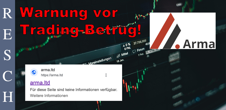 arma.ltd, user.armaltd.org – Anlagebetrug
