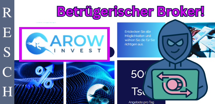 arowinvest.pro – Kapitalanlagebetrug