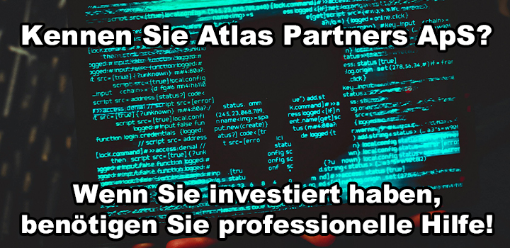 Atlas Partners ApS - Warnung vor Betrug
