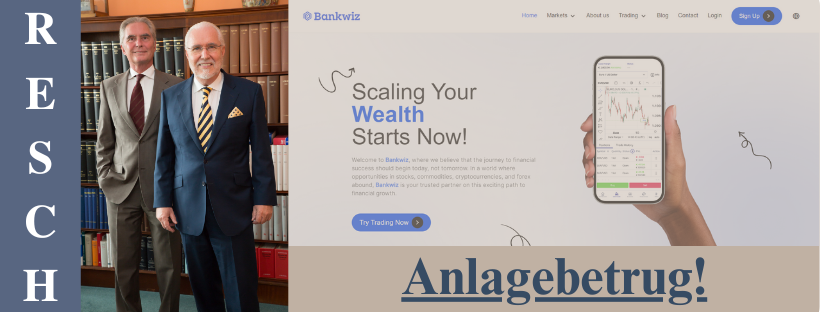 Bankwiz: Geld der Anleger unterschlagen
