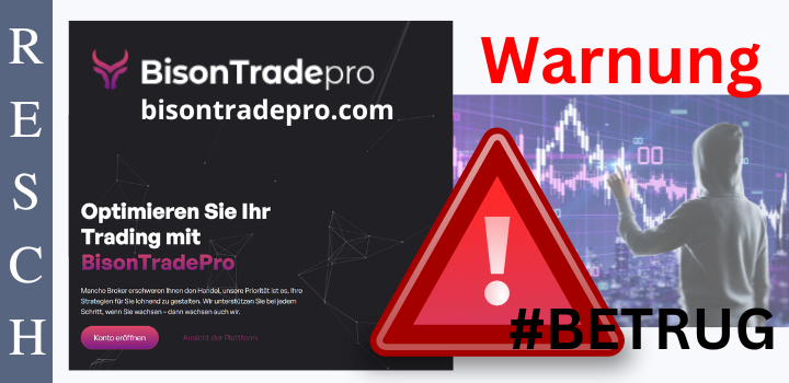 bisontradepro.com – Anlagebetrug
