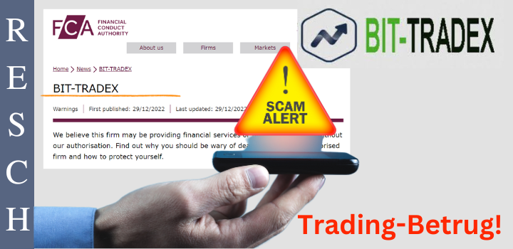 bit-tradex.org – Anlagebetrug