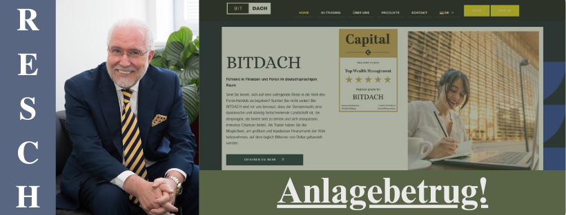 BitDACH: Geld der Anleger unterschlagen
