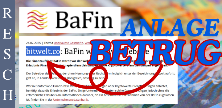 bitwelt.co – Anlagebetrug
