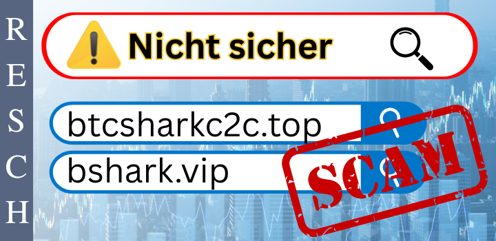 btcsharkc2c.top, bshark.vip – Online-Anlagebetrug