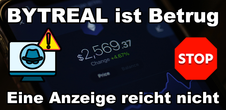 BYTREAL:  Online Trading Betrugsmasche