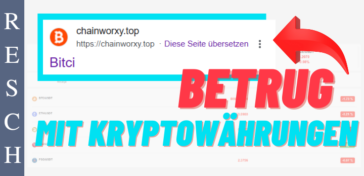 chainworxy.top – Anlagebetrug