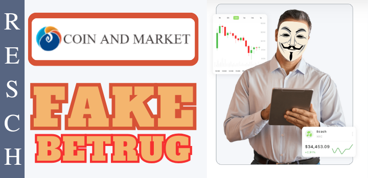 coinandmarket.com, app.coinandmarket.com – Anlagebetrug