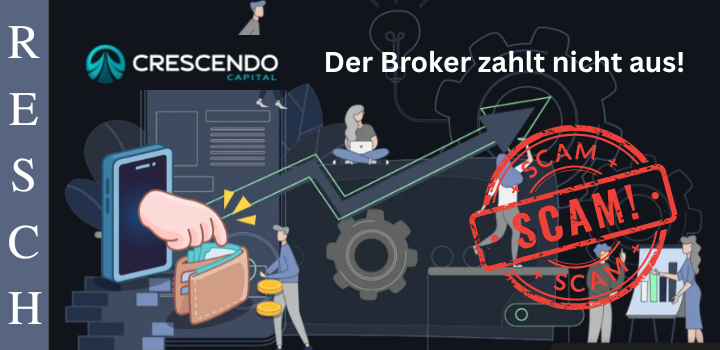 Crescendo Capital: Geschäftsmodell fake-Trading, Anlagebetrug 