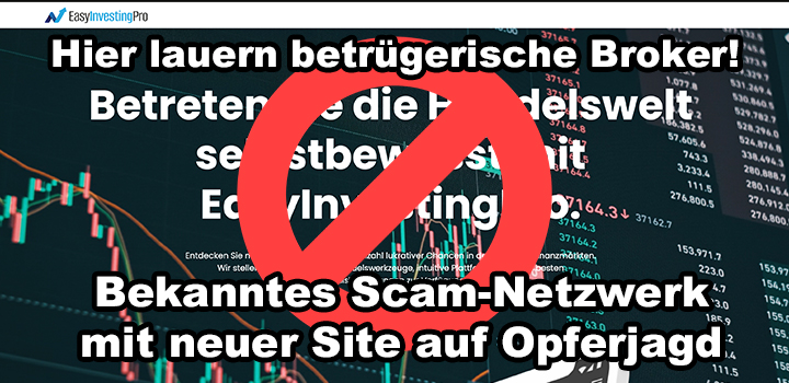 EasyInvestingPro: Unseriöse Trading Plattform!