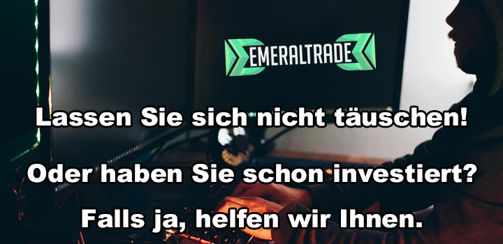 Emeraltrade: Geschäftsmodell fingiertes Trading