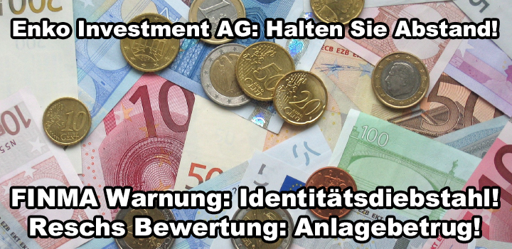 Enko Investment AG: Festgeld-Betrugsplattform aufgedeckt