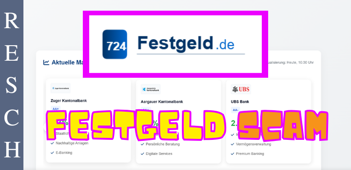Festgeld724.com – Anlagebetrug
