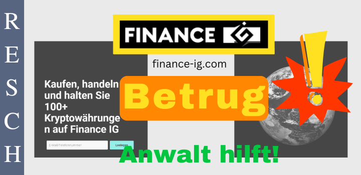 finance-ig.com und financeig.com – Anlagebetrug
