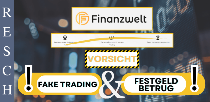 Finanzwelt:  Geschäftsmodell fake-Trading, Krypto-Betrug