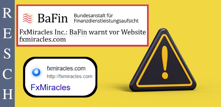 FxMiracles – Anlagebetrug
