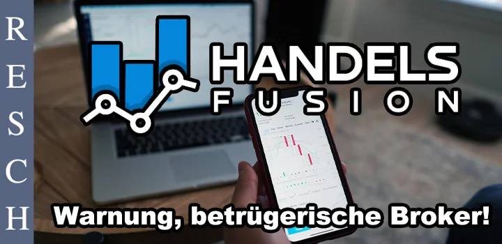 Handels Fusion: Geschäftsmodell fake-Trading, Anlagebetrug