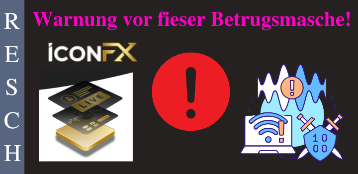 Icon FX: Geschäftsmodell Online-Trading Scam, Fake im Netz