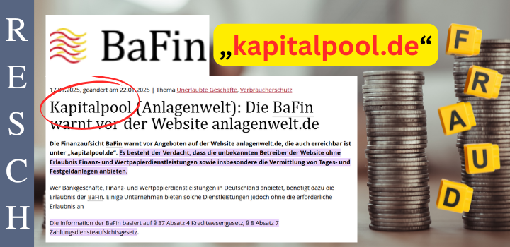 kapitalpool.de – Anlagebetrug