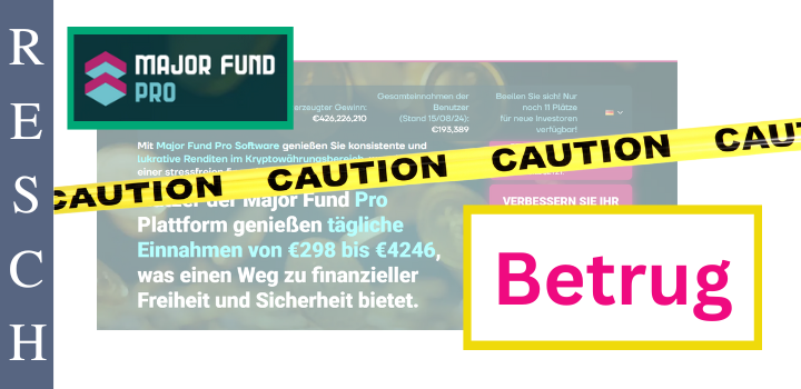 majorfund.pro – Anlagebetrug