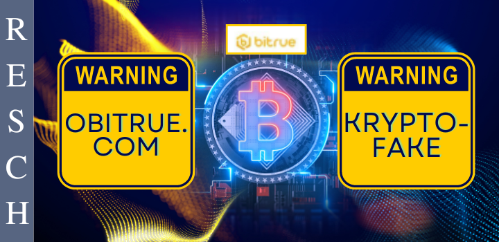Obitrue (Obitrue Exchange):  Geschäftsmodell fake-Trading, fake-Exchange 