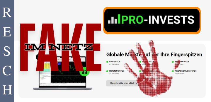 Pro Invests.com, app.pro-invests.uk – Anlagebetrug