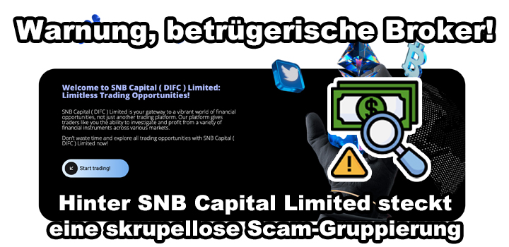 snb-capital.live – Kapitalanlagebetrug