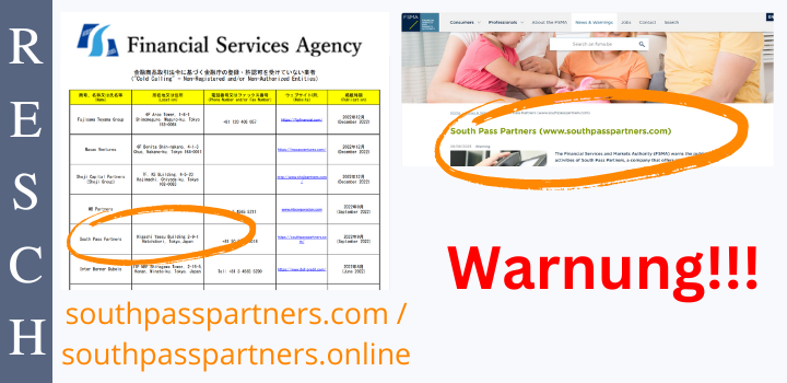 southpasspartners.com / southpasspartners.online – Anlagebetrug