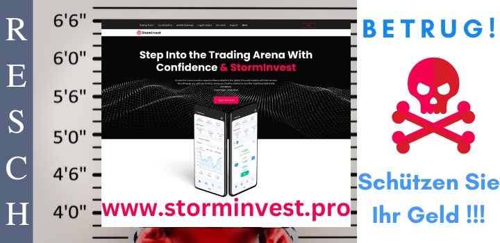 storminvest.pro – Anlagebetrug