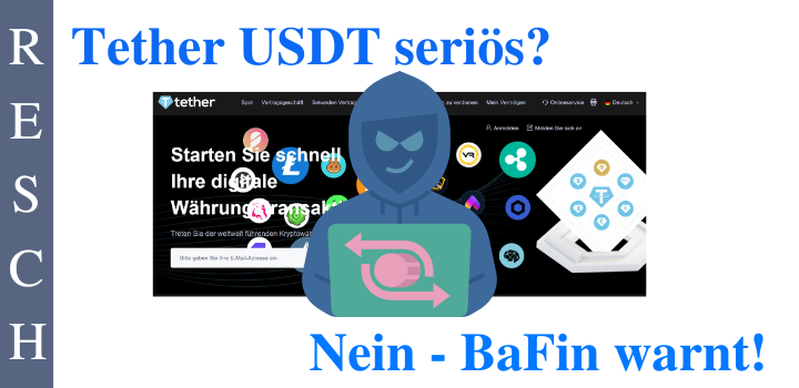 Tether USDT: Online Trading Betrugsmasche