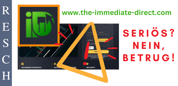 the-immediate-direct.com – Anlagebetrug
