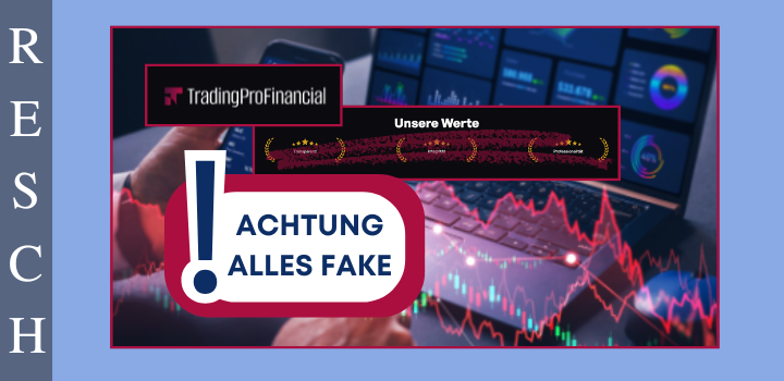 TradingProFinancial:  Geschäftsmodell fake-Trading