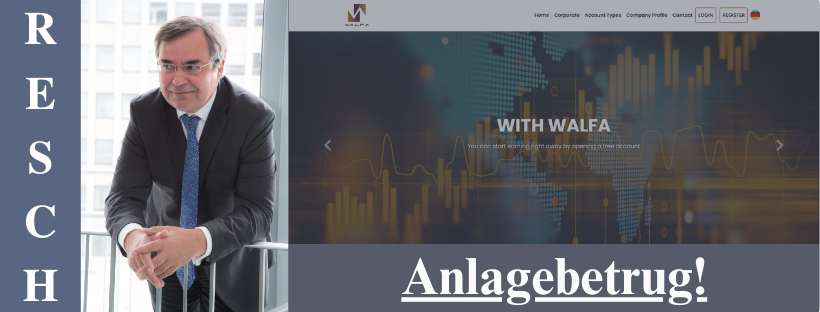 Walfa: Geld der Anleger unterschlagen