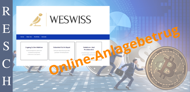 we-swiss.com–Anlagebetrug