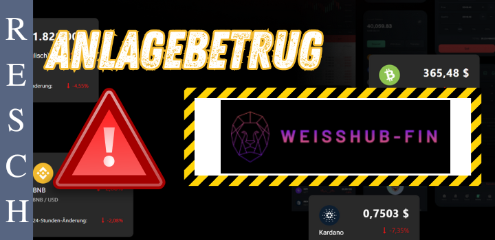 weisshub-fin.com, client.weisshub-fin.com – Anlagebetrug
