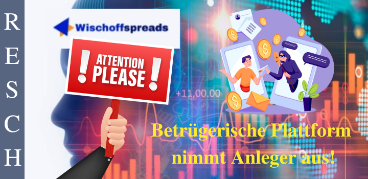 Wischoffspreads: Geschäftsmodell Online-Trading Scam, Fake im Netz