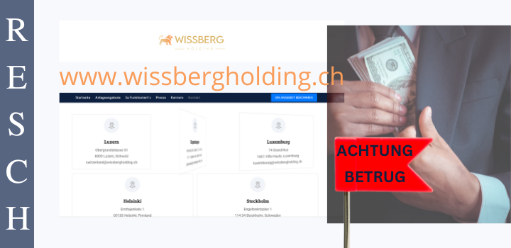 wissbergholding.ch–Anlagebetrug
