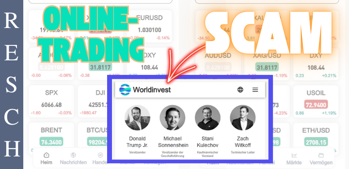 worldinvest.org, service.worldinvest.org – Anlagebetrug